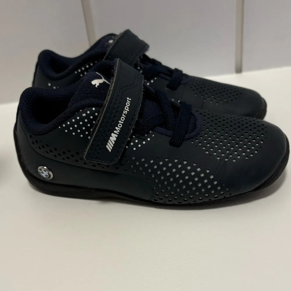 BMW Puma Kids' Motorsport Sneakers - Dark Blue - Picture 4 of 16
